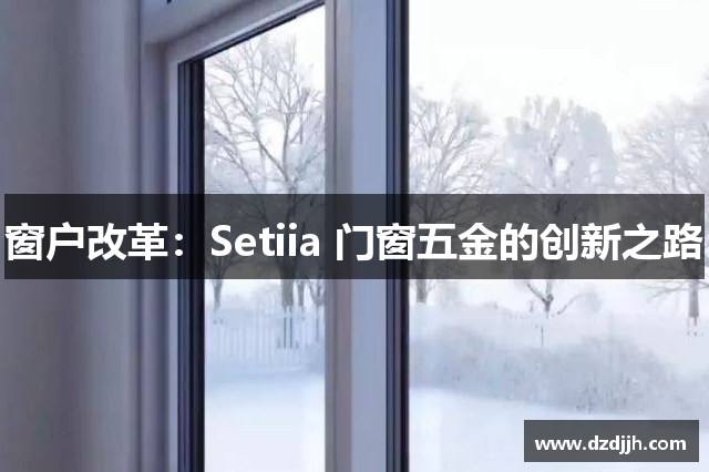 窗户改革：Setiia 门窗五金的创新之路